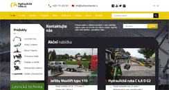 Desktop Screenshot of hydraulickaruka.cz
